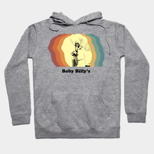 Baby Billy's Shadow Vintage Retro Hoodie by Krisna Pragos